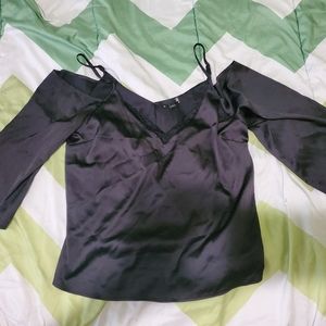 G by Guess black satin shirt